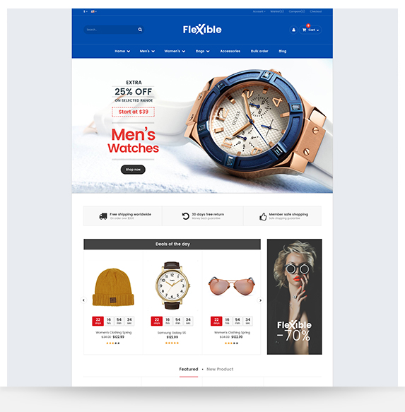 One product Ecommerce Shopify Template