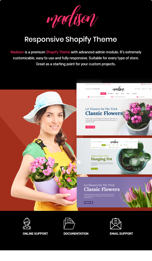 flowers shopify theme